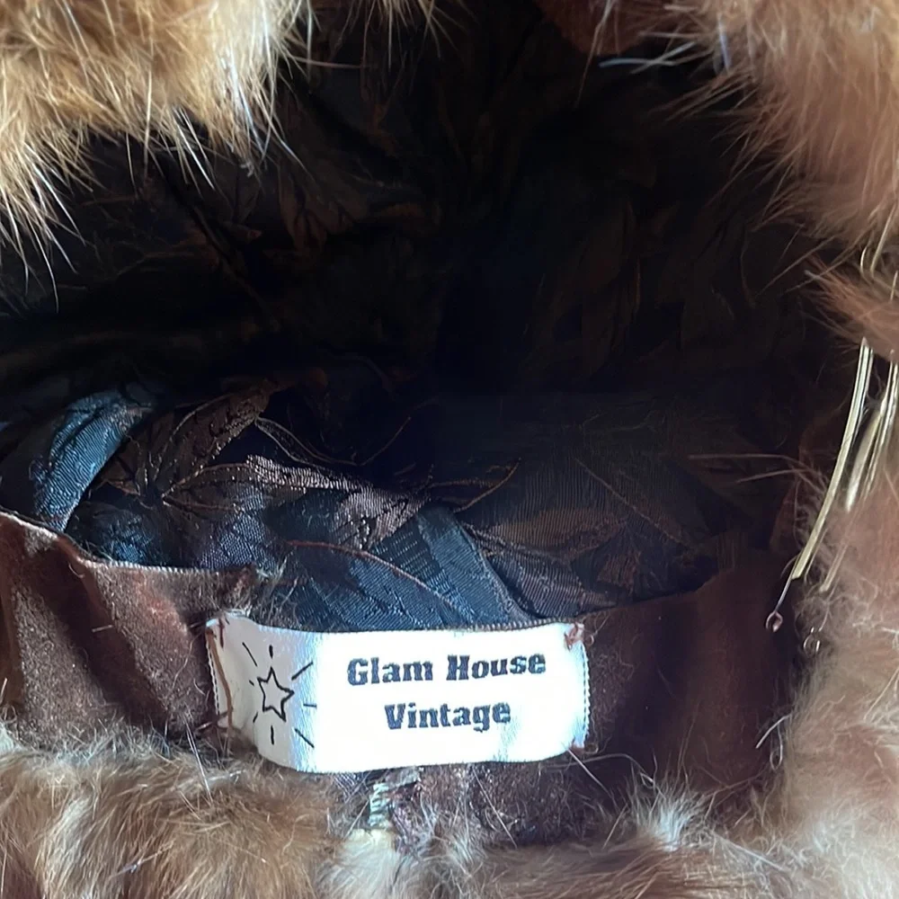 Vintage Mink Fur Tam Hat - Picture 14 of 14